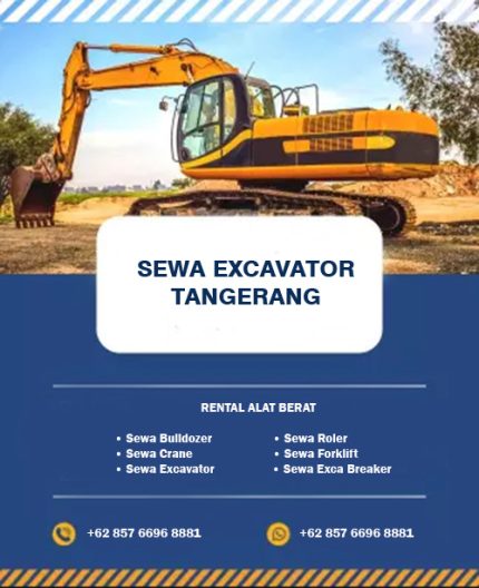 sewa excavator tangerang