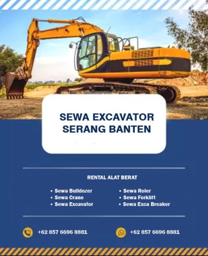 sewa excavator serang banten